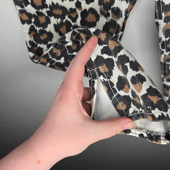 VINTAGE Jeans St Tropez High Rise Animal Print Jeans Size 7 - Picture 10 of 13